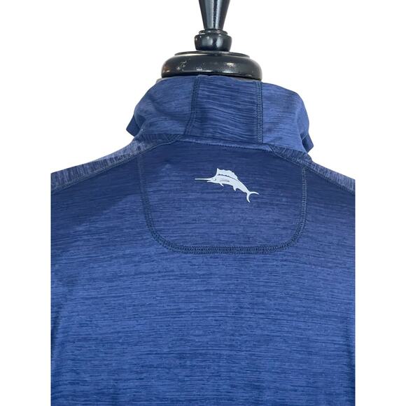 Tommy Bahama Sz S NFL Apparel Buffalo Bills Blue Islandzone 1/4 zip Pullover NWT - Picture 7 of 8